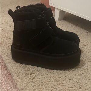 UGG Women's Black Winter Platform Boots